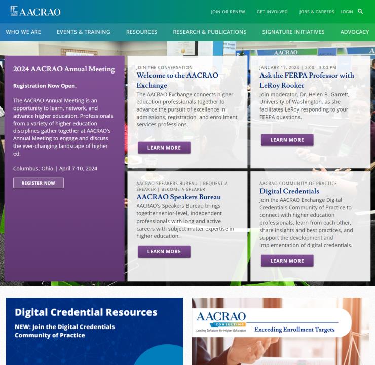 AACRAO (Education Nonprofit Association)
