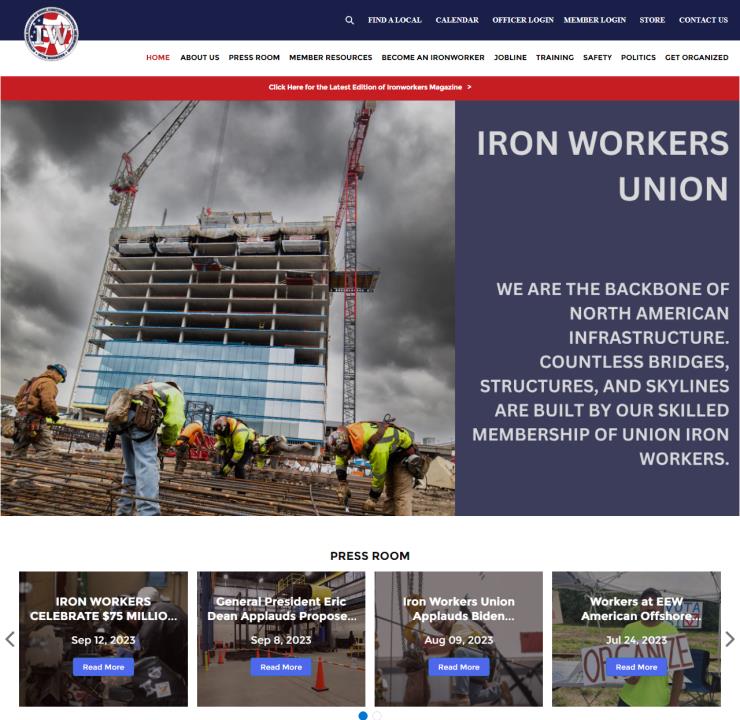 Iron Workers Unions Website