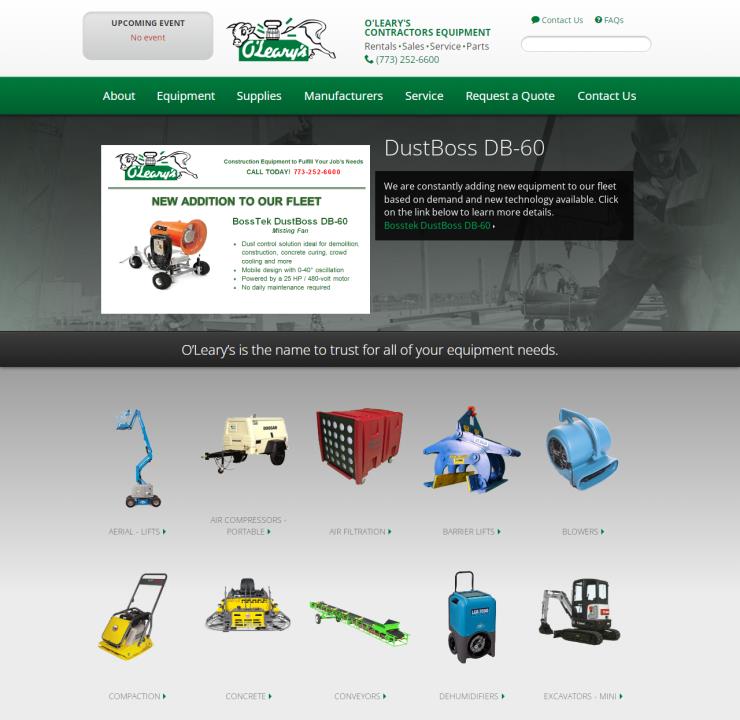 O'Leary's Contractors- Construction and Equipment