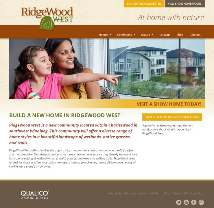 Ridgewood West Website Development