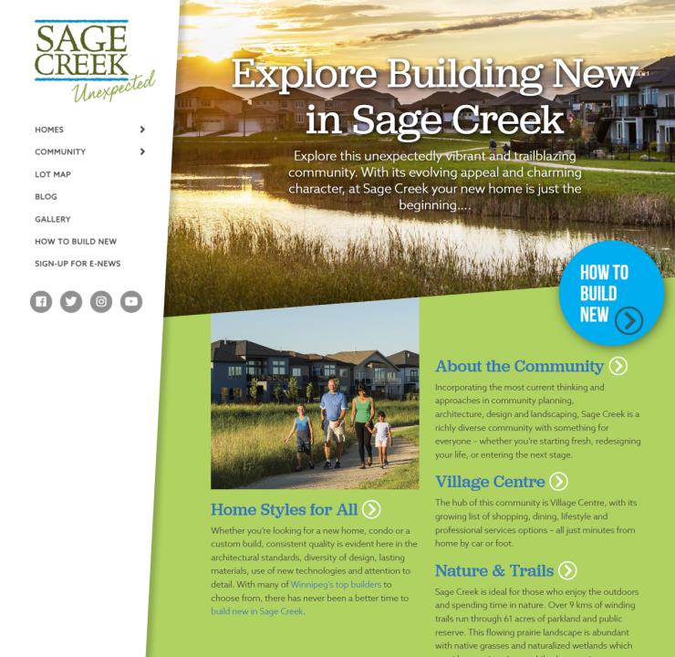 Sage Creek Website Development