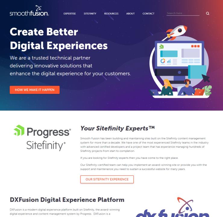 Smooth Fusion Corporate Site
